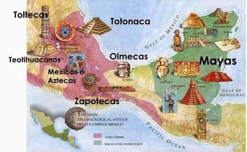Los antecedentes Mesoamérica, áreas culturales 