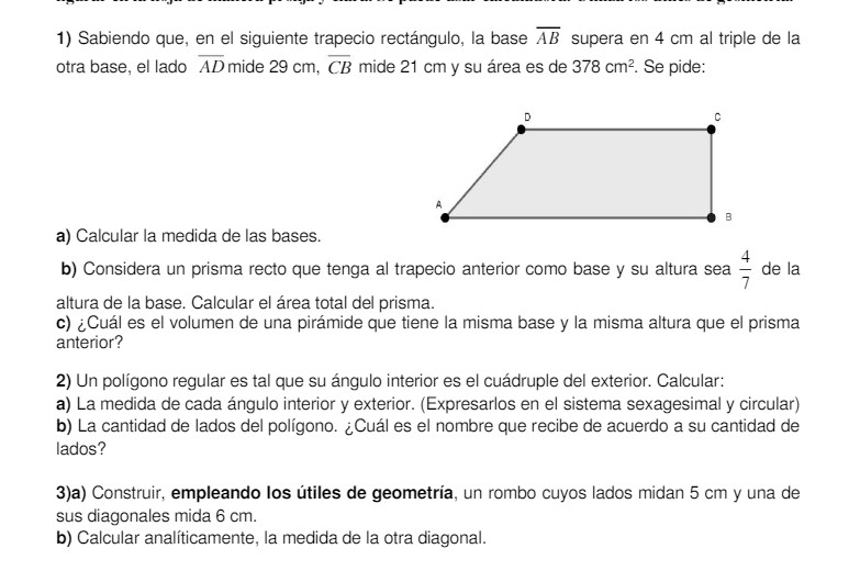 Examen de geometria