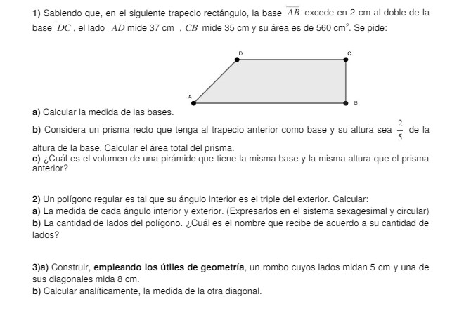 Examen de geometria