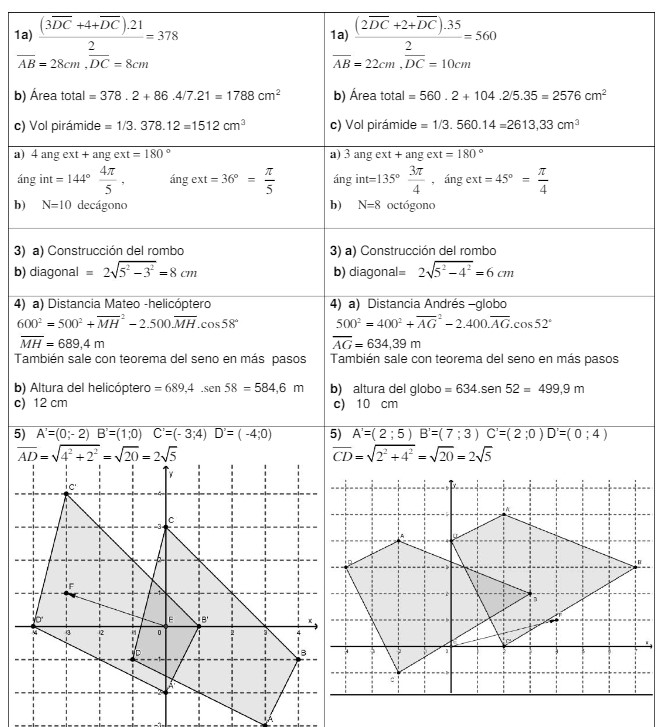 Examen de geometria