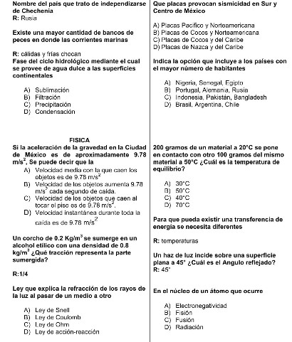 ExamenUNAM12 ExamenUNAM12